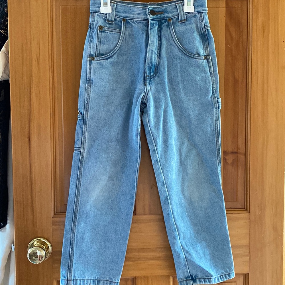 Cherokee Kid’s Mom Jeans Light Blue Wash